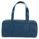 LOUIS VUITTON Epi Soufflot Hand Bag Blue M52225 LV Auth 171029A-13