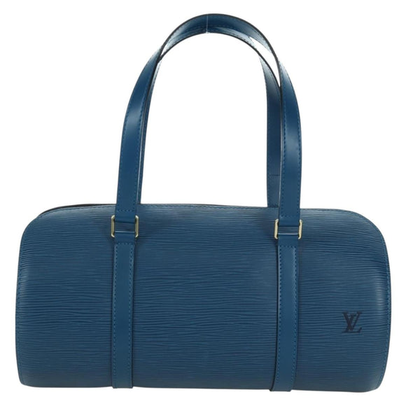 LOUIS VUITTON Epi Soufflot Hand Bag Blue M52225 LV Auth 171029A