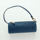 LOUIS VUITTON Epi Soufflot Hand Bag Blue M52225 LV Auth 171029A-23
