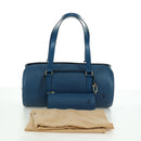 LOUIS VUITTON Epi Soufflot Hand Bag Blue M52225 LV Auth 171029A-12
