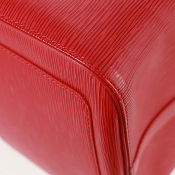LOUIS VUITTON Epi Keepall 45 Boston Bag Red M42977 LV Auth 171030SAV