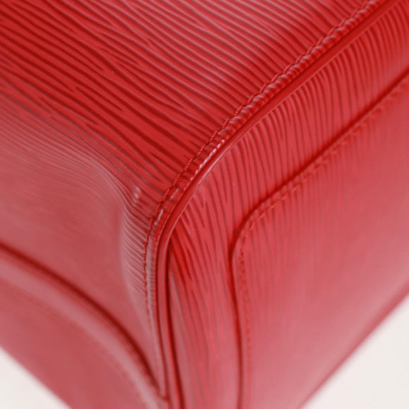 LOUIS VUITTON Epi Keepall 45 Boston Bag Red M42977 LV Auth 171030SAV
