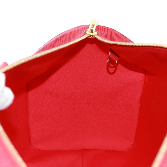 LOUIS VUITTON Epi Keepall 45 Boston Bag Red M42977 LV Auth 171030SAV