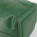 LOUIS VUITTON Epi Keepall 55 Boston Bag Green M42954 LV Auth 171031-9