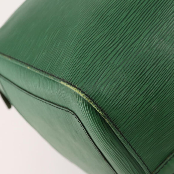 LOUIS VUITTON Epi Keepall 55 Boston Bag Green M42954 LV Auth 171031