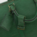 LOUIS VUITTON Epi Keepall 55 Boston Bag Green M42954 LV Auth 171031-19