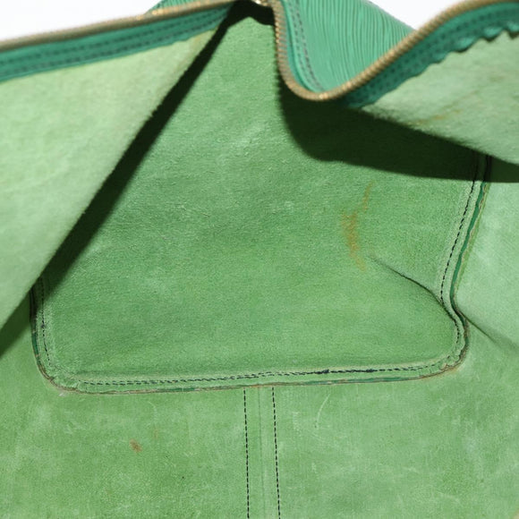 LOUIS VUITTON Epi Keepall 55 Boston Bag Green M42954 LV Auth 171031