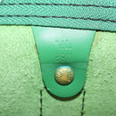 LOUIS VUITTON Epi Keepall 55 Boston Bag Green M42954 LV Auth 171031-12