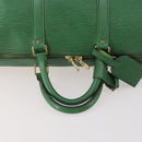 LOUIS VUITTON Epi Keepall 55 Boston Bag Green M42954 LV Auth 171031-7
