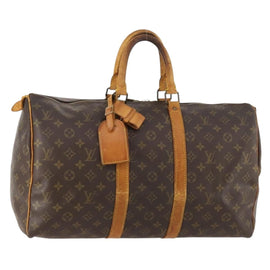 LOUIS VUITTON Monogram Keepall 45 Boston Bag M41428 LV Auth 171032