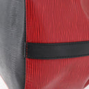LOUIS VUITTON Epi Petit Noe Shoulder Bag Bicolor Black Red M44172 Auth 171047-17