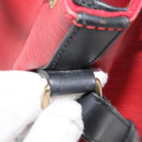 LOUIS VUITTON Epi Petit Noe Shoulder Bag Bicolor Black Red M44172 Auth 171047-12