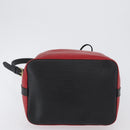LOUIS VUITTON Epi Petit Noe Shoulder Bag Bicolor Black Red M44172 Auth 171047-5