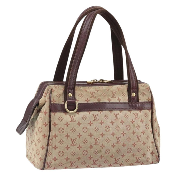 LOUIS VUITTON Monogram Mini Josephine PM Hand Bag Red M92216 LV Auth 171048