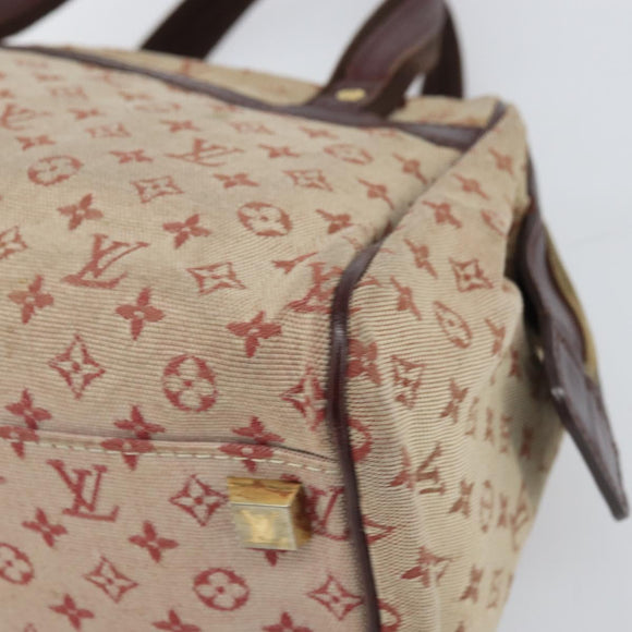 LOUIS VUITTON Monogram Mini Josephine PM Hand Bag Red M92216 LV Auth 171048