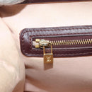 LOUIS VUITTON Monogram Mini Josephine PM Hand Bag Red M92216 LV Auth 171048-21