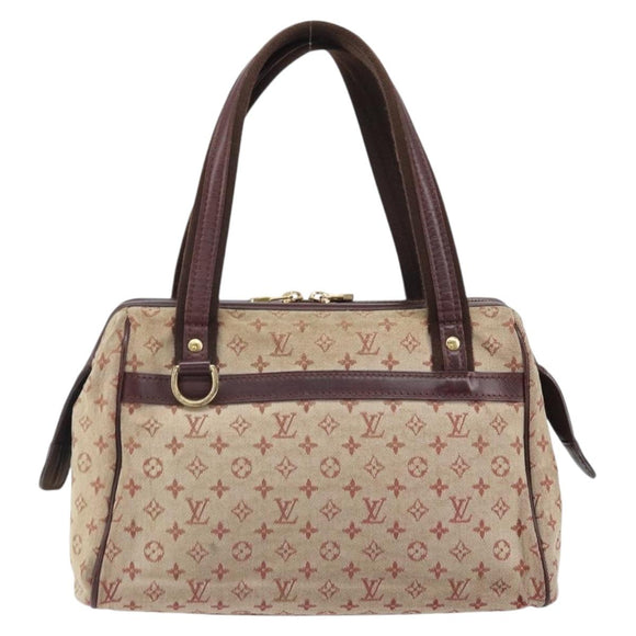 LOUIS VUITTON Monogram Mini Josephine PM Hand Bag Red M92216 LV Auth 171048