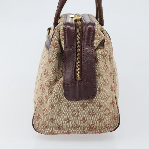 LOUIS VUITTON Monogram Mini Josephine PM Hand Bag Red M92216 LV Auth 171048