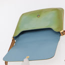 LOUIS VUITTON Monogram Vernis Thompson Street Bag Baby Blue M91009 Auth 171053-9