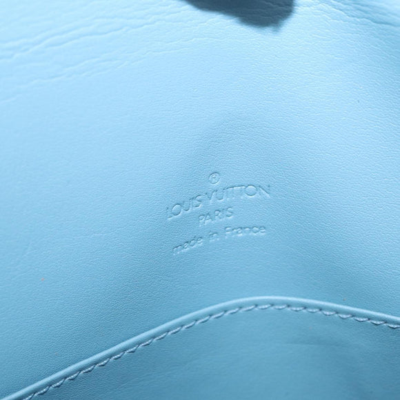 LOUIS VUITTON Monogram Vernis Thompson Street Bag Baby Blue M91009 Auth 171053
