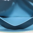 LOUIS VUITTON Monogram Vernis Thompson Street Bag Baby Blue M91009 Auth 171053-21