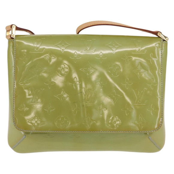 LOUIS VUITTON Monogram Vernis Thompson Street Bag Baby Blue M91009 Auth 171053