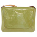 LOUIS VUITTON Monogram Vernis Thompson Street Bag Baby Blue M91009 Auth 171053-2