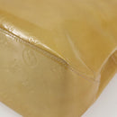 LOUIS VUITTON Monogram Vernis Reade MM Hand Bag Beige M91141 LV Auth 171054-15