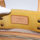 LOUIS VUITTON Monogram Vernis Reade MM Hand Bag Beige M91141 LV Auth 171054-10