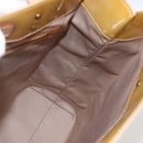 LOUIS VUITTON Monogram Vernis Reade MM Hand Bag Beige M91141 LV Auth 171054-17