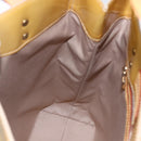 LOUIS VUITTON Monogram Vernis Reade MM Hand Bag Beige M91141 LV Auth 171054-18