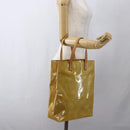 LOUIS VUITTON Monogram Vernis Reade MM Hand Bag Beige M91141 LV Auth 171054-21