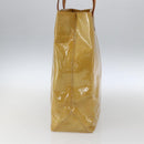 LOUIS VUITTON Monogram Vernis Reade MM Hand Bag Beige M91141 LV Auth 171054-4