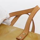 LOUIS VUITTON Monogram Vernis Reade MM Hand Bag Beige M91141 LV Auth 171054-8
