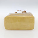 LOUIS VUITTON Monogram Vernis Reade MM Hand Bag Beige M91141 LV Auth 171054-5