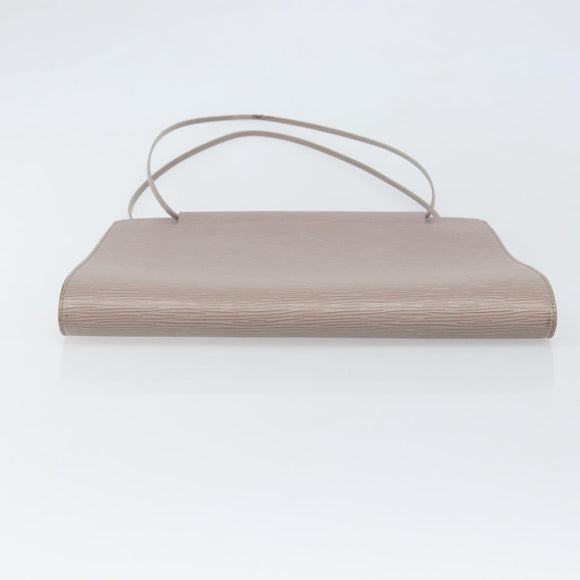 LOUIS VUITTON Epi Santropen Umhängetasche Grau Flieder M5246B LV Auth 171055