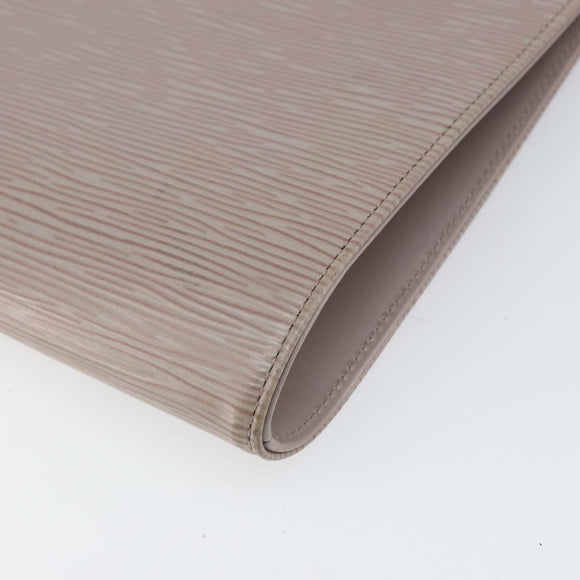 LOUIS VUITTON Epi Santropen Umhängetasche Grau Flieder M5246B LV Auth 171055