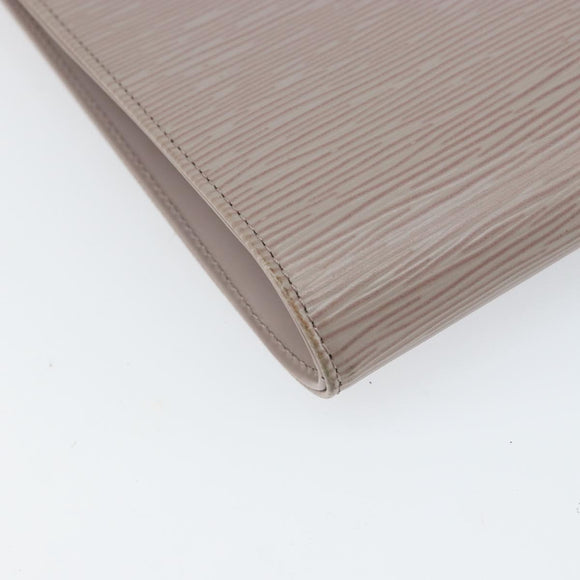 LOUIS VUITTON Epi Santropen Umhängetasche Grau Flieder M5246B LV Auth 171055