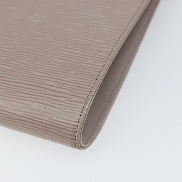 LOUIS VUITTON Epi Santropen Umhängetasche Grau Flieder M5246B LV Auth 171055
