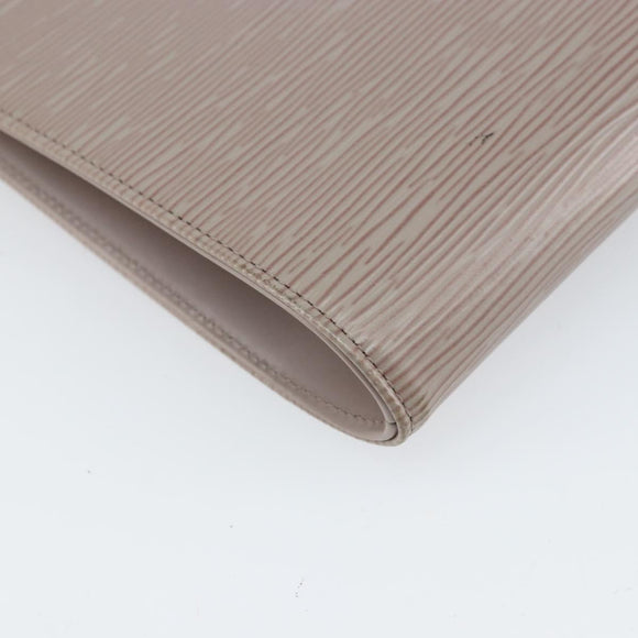 LOUIS VUITTON Epi Santropen Umhängetasche Grau Flieder M5246B LV Auth 171055