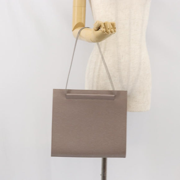 LOUIS VUITTON Epi Santropen Umhängetasche Grau Flieder M5246B LV Auth 171055