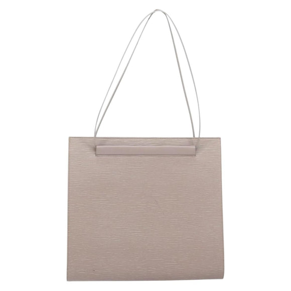 LOUIS VUITTON Epi Santropen Umhängetasche Grau Flieder M5246B LV Auth 171055