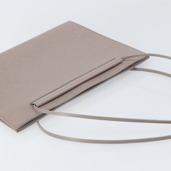 LOUIS VUITTON Epi Santropen Umhängetasche Grau Flieder M5246B LV Auth 171055