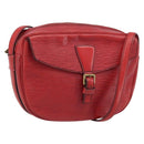 LOUIS VUITTON Epi Jeune Fille MM Shoulder Bag Red M52157 LV Auth 171057-1