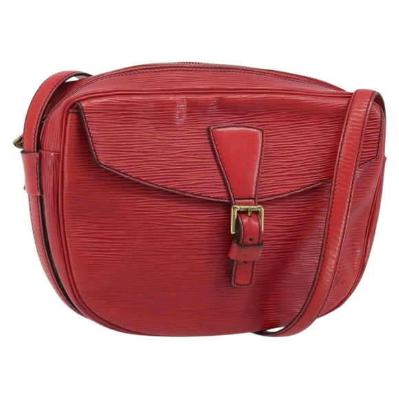 LOUIS VUITTON Epi Jeune Fille MM Shoulder Bag Red M52157 LV Auth 171057