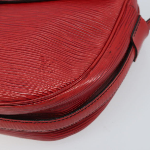 LOUIS VUITTON Epi Jeune Fille MM Shoulder Bag Red M52157 LV Auth 171057