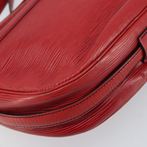 LOUIS VUITTON Epi Jeune Fille MM Shoulder Bag Red M52157 LV Auth 171057