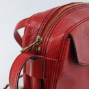 LOUIS VUITTON Epi Jeune Fille MM Shoulder Bag Red M52157 LV Auth 171057-9