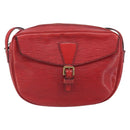 LOUIS VUITTON Epi Jeune Fille MM Shoulder Bag Red M52157 LV Auth 171057-13