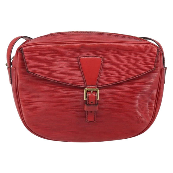 LOUIS VUITTON Epi Jeune Fille MM Shoulder Bag Red M52157 LV Auth 171057